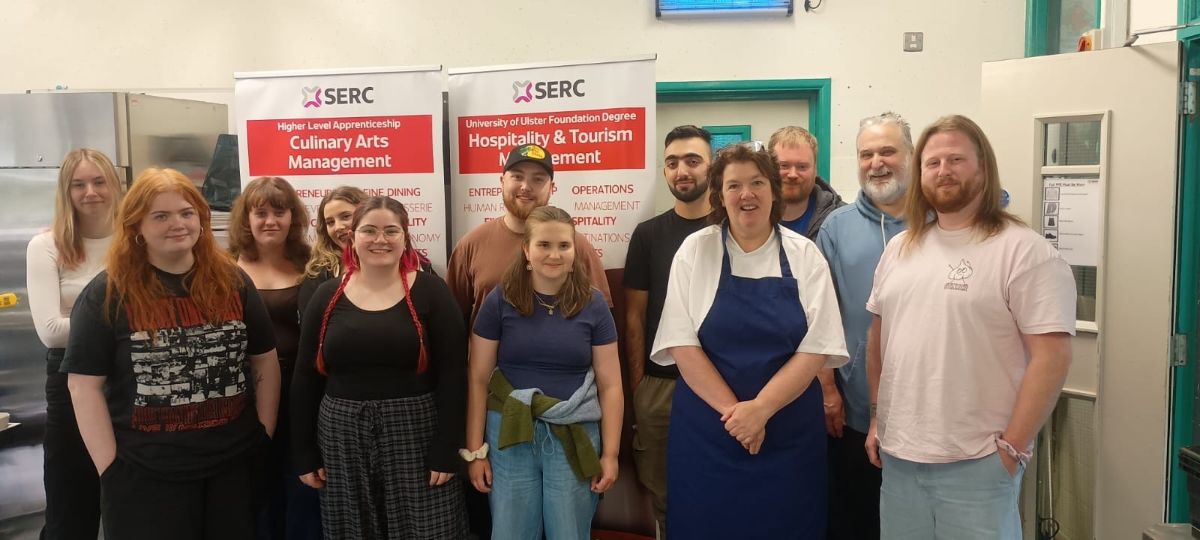 SERC students with Paula McIntyre